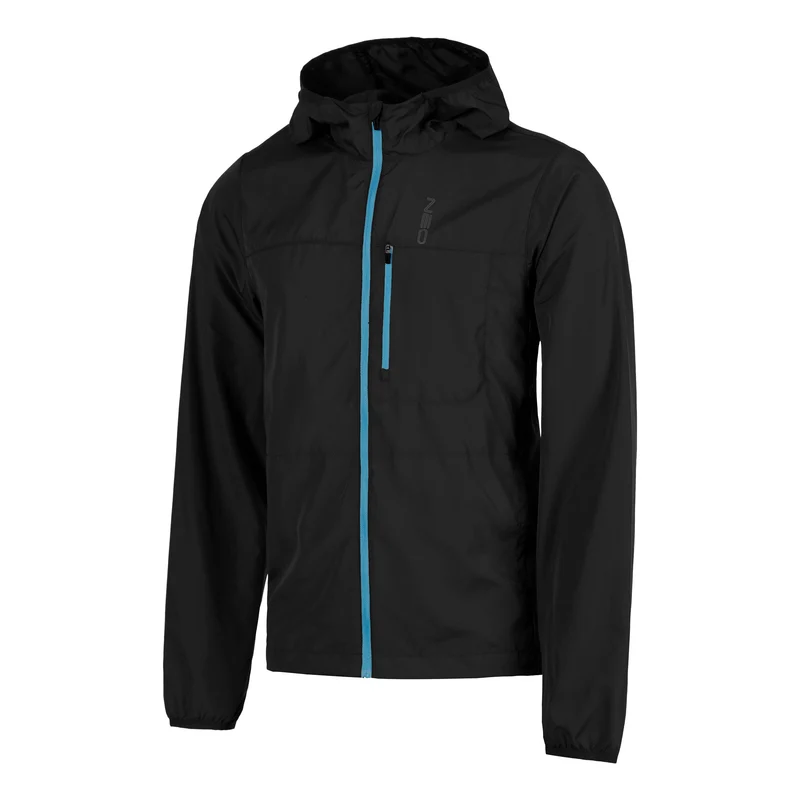 Feel the Vybe Fly Laufjacke Herren-schwarz, türkis