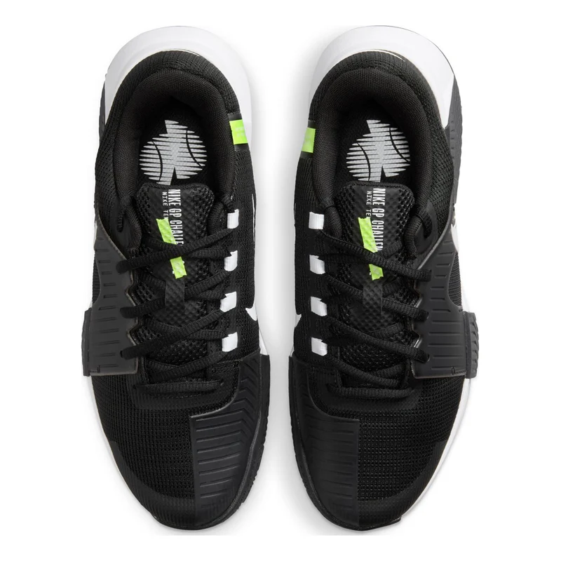 Zoom GP Challenge 1 Sandplatzschuh Damen-Schwarz,Weiß
