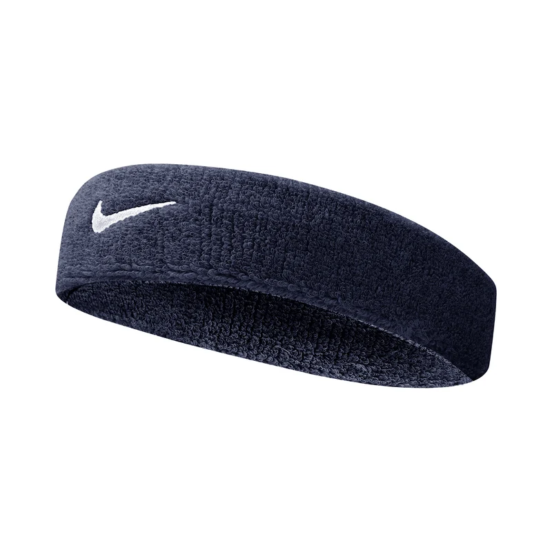 Swoosh Classic Stirnband Unisex - dunkelblau, weiß