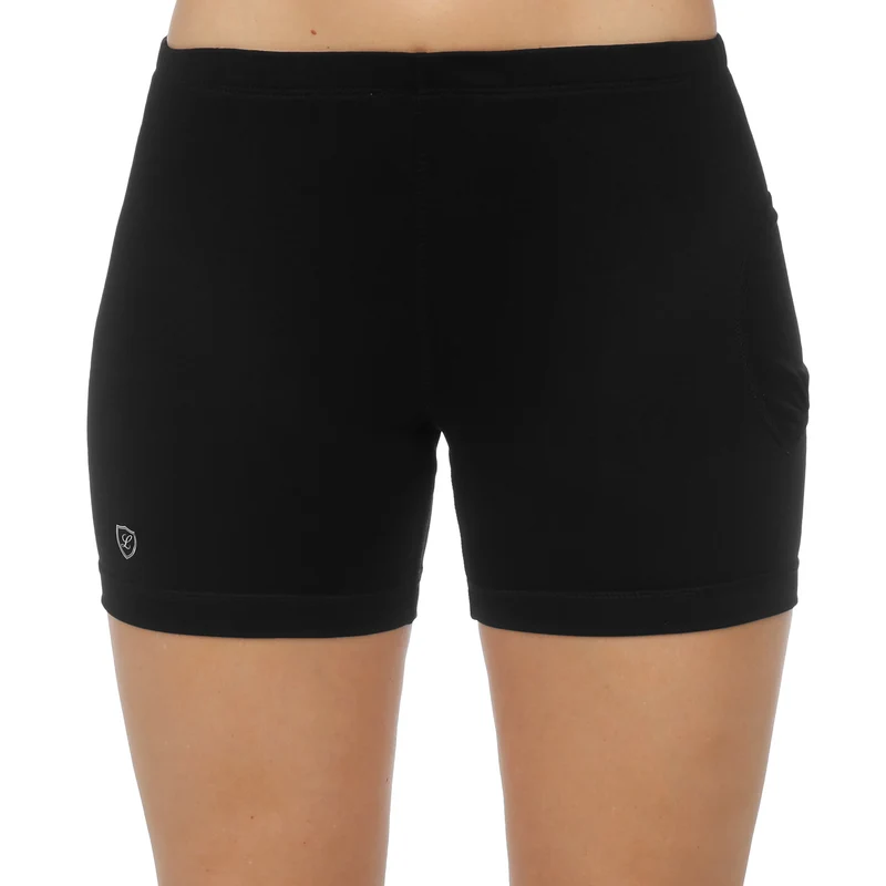 Ballshorts Damen - schwarz