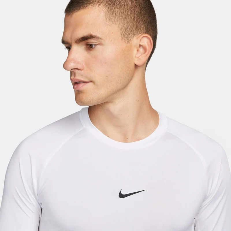 Dri-Fit Pro Tight Fitness Longsleeve Herren-Weiß,Schwarz