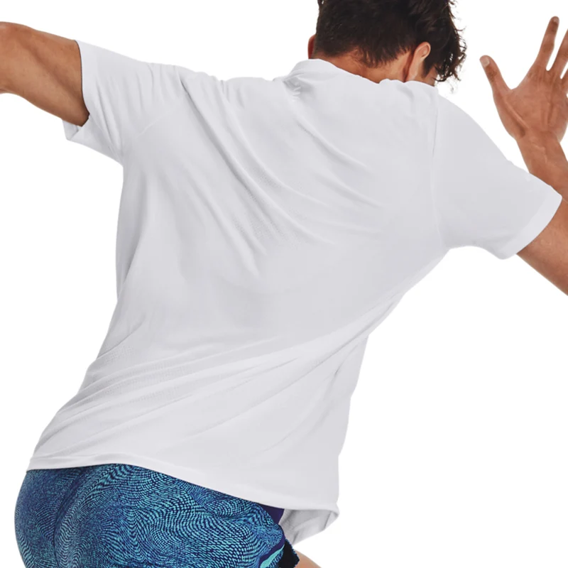Seamless Stride Laufshirt Herren-Weiß