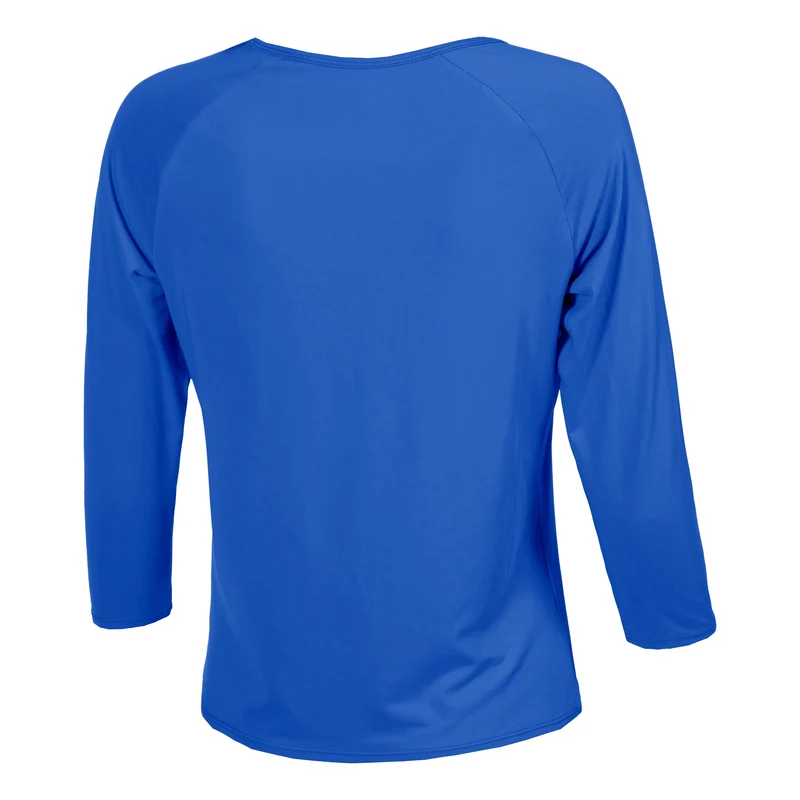 Crush Mixed Longsleeve Damen-blau, weiß