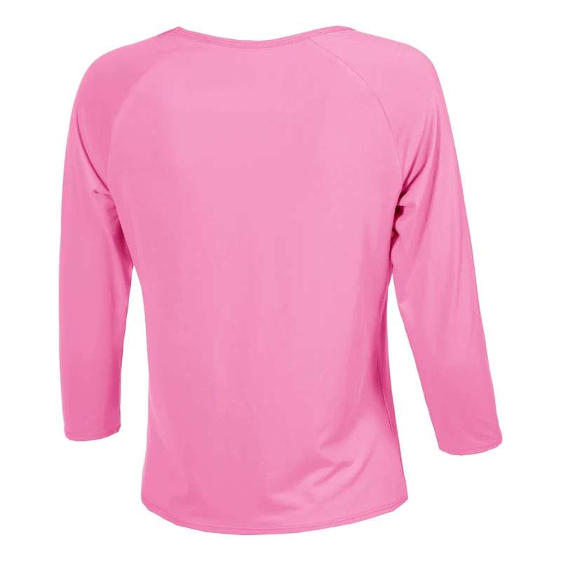 Crush Mixed Longsleeve Damen-pink, weiß