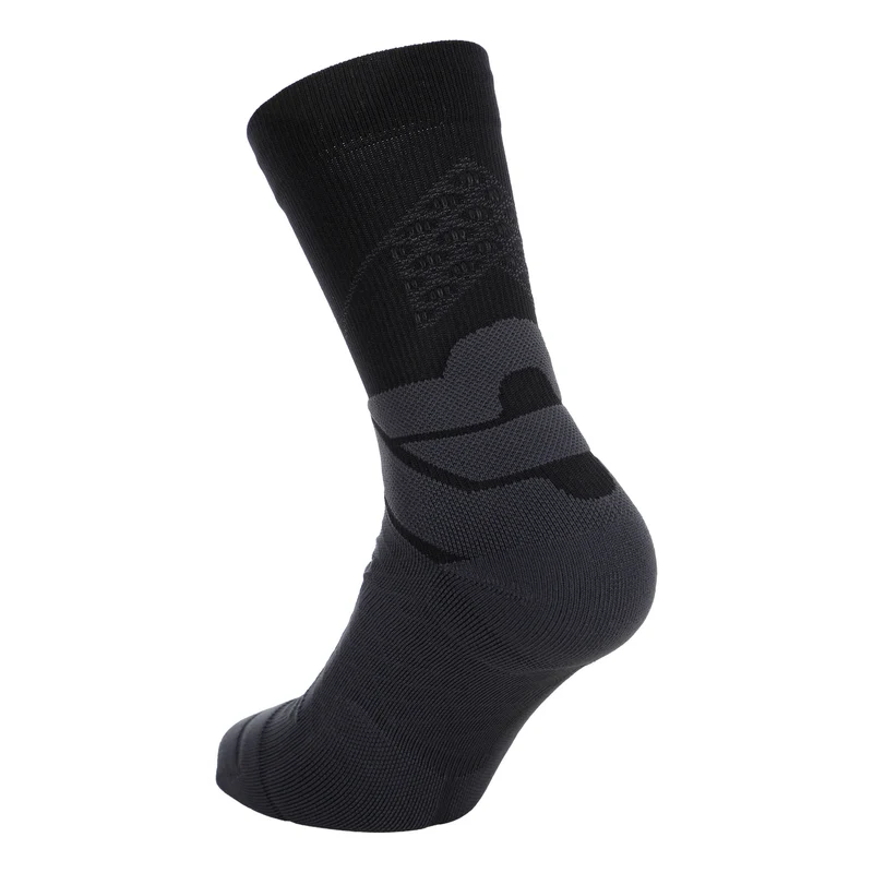 Run Performance Mid Cut Laufsocken Herren-schwarz