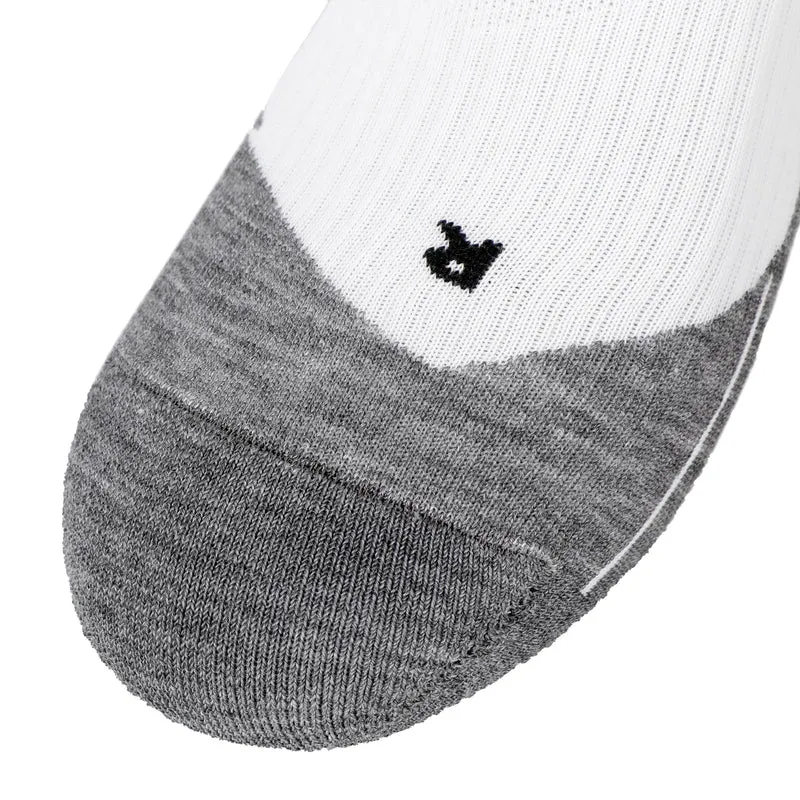 TE4 Short Sportsocken Damen-Weiß,Dunkelgrau