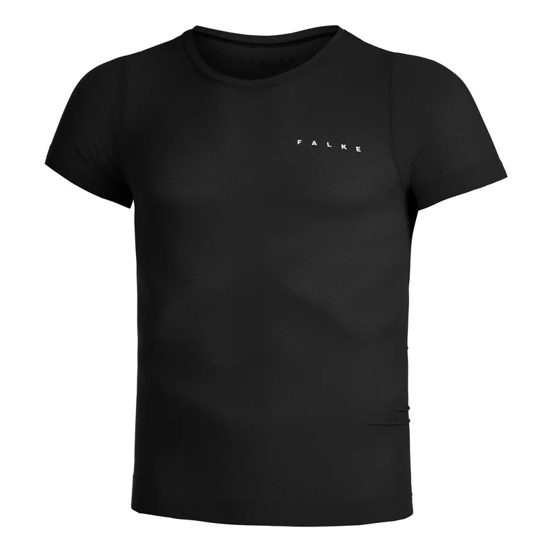 Regular Laufshirt Herren-Schwarz