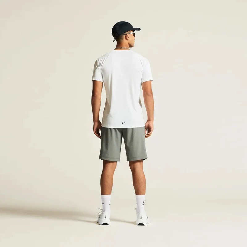 Core Essence Logo Laufshirt Herren-Weiß