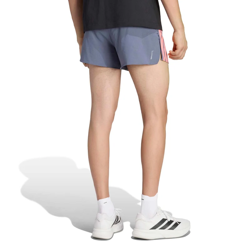 adizero Gel 3in Laufshorts Herren - grau, koralle