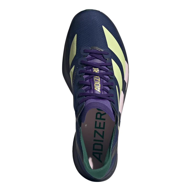 adizero Adios Pro 4 Wettkampfschuh Herren - dunkelblau, gelb