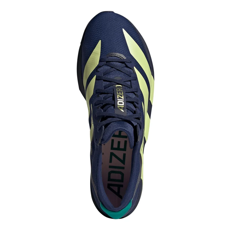 adizero Adios 9 Wettkampfschuh Herren - dunkelblau, gelb