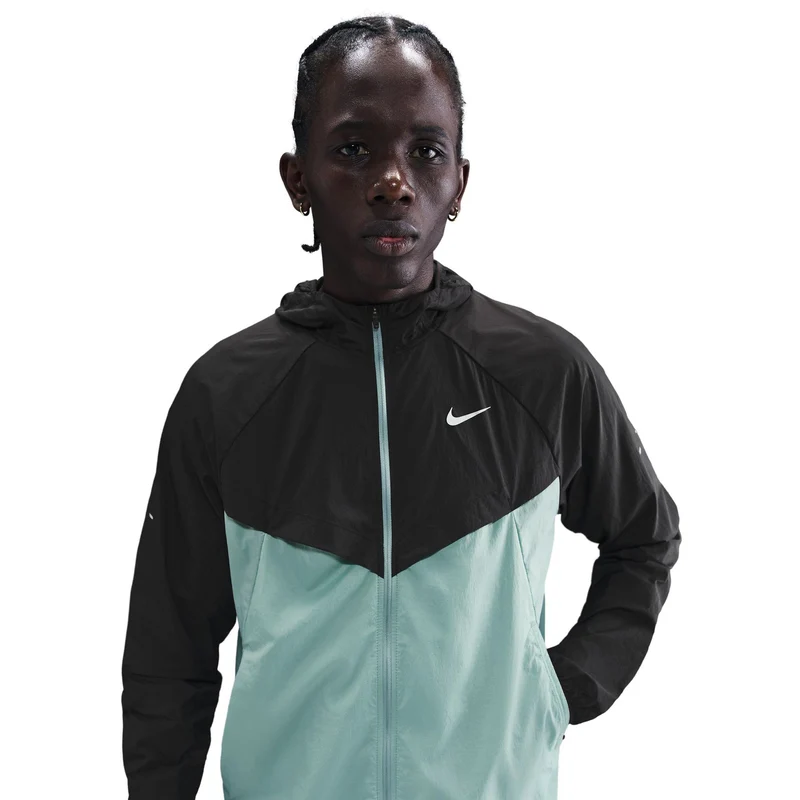 Stride Laufjacke Herren - schwarz, türkis