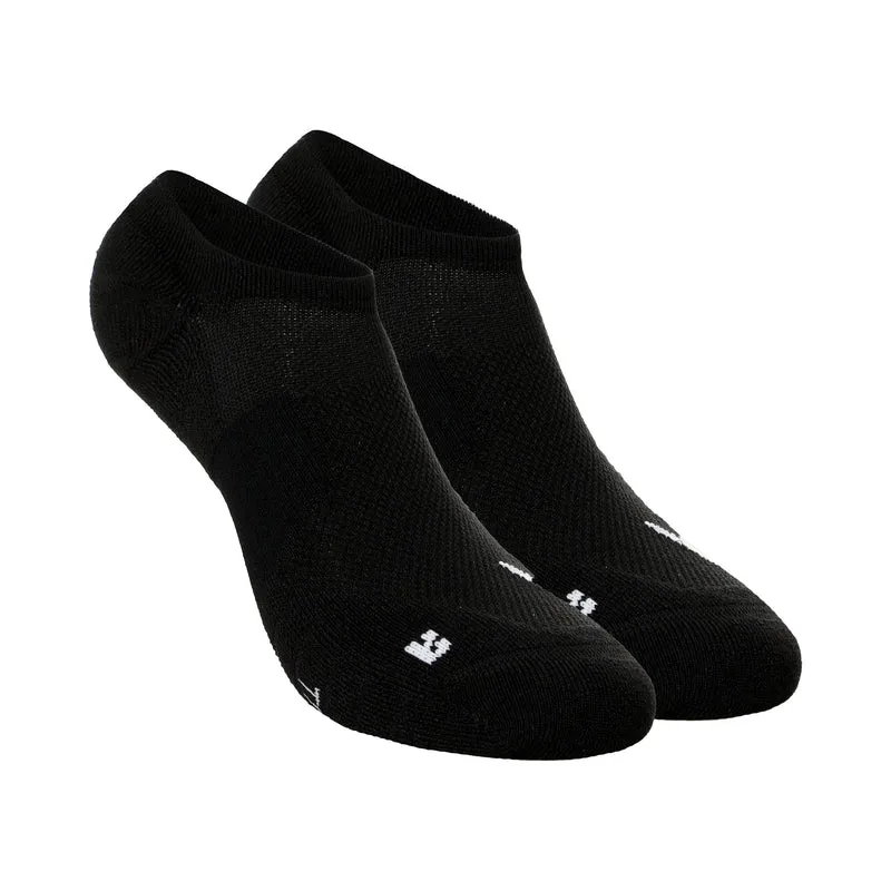 Multiplier Running No-Show Laufsocken 2er Pack-Schwarz,Weiß