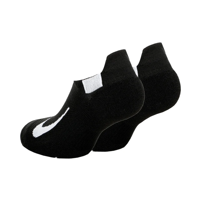 Multiplier Running No-Show Laufsocken 2er Pack-Schwarz,Weiß
