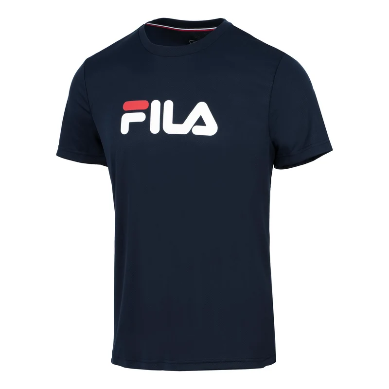 Logo T-Shirt Herren-Dunkelblau,Weiß