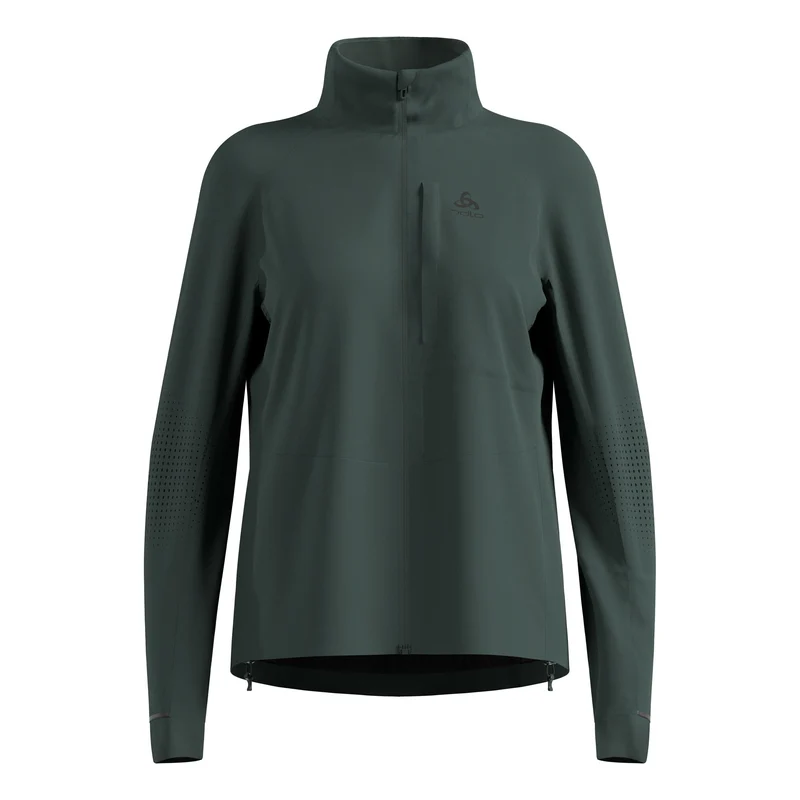 Zeroweight Pro Warm Reflective Laufjacke Damen-Oliv