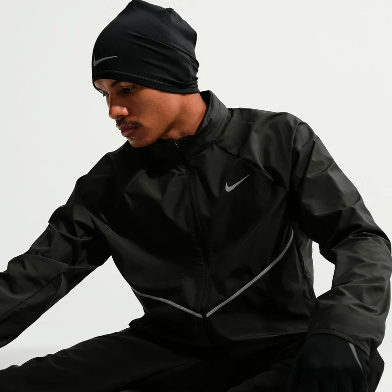 Miler Laufjacke Herren - schwarz, schwarz