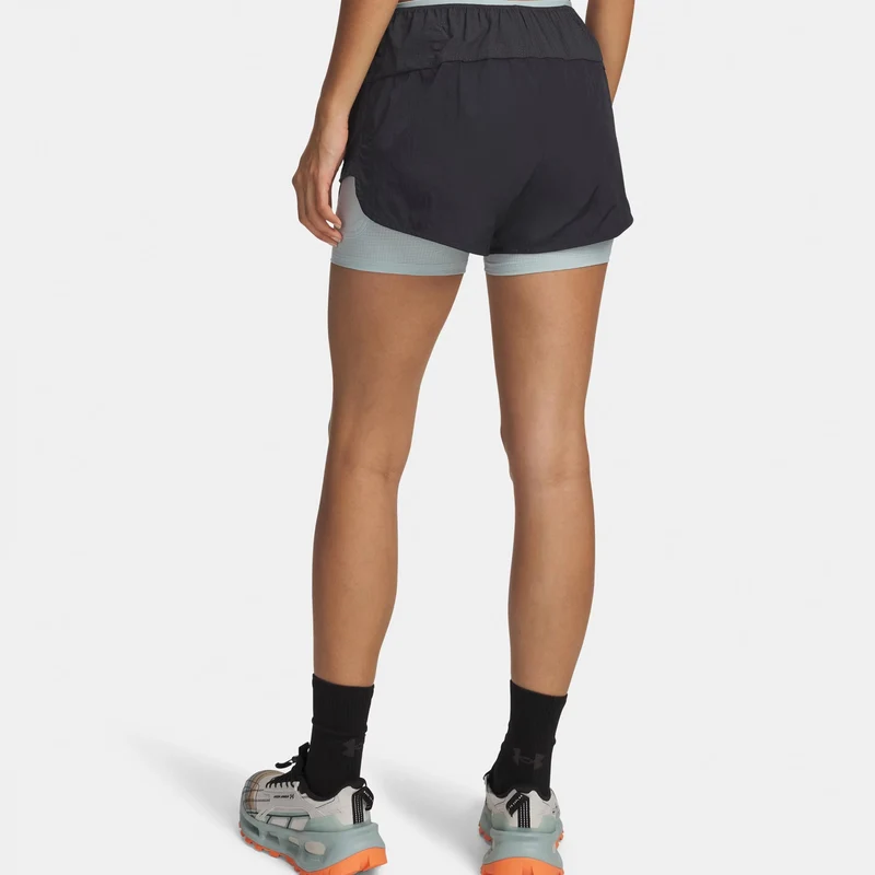 Explor Trail Ultra Lined Laufshorts Damen-anthrazit, blau