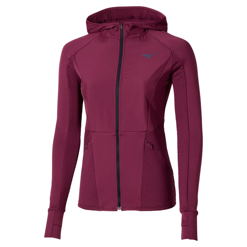 Active Warmalite Hybrid Full Zip Laufshirt Damen-Lila