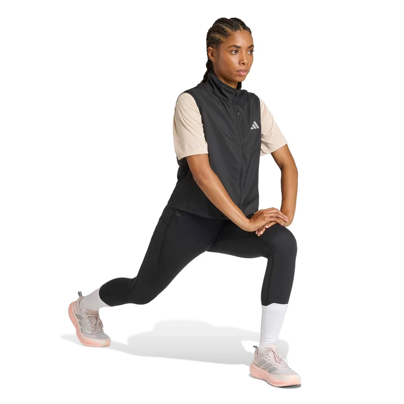 Run Essential Vest Laufweste Damen-schwarz