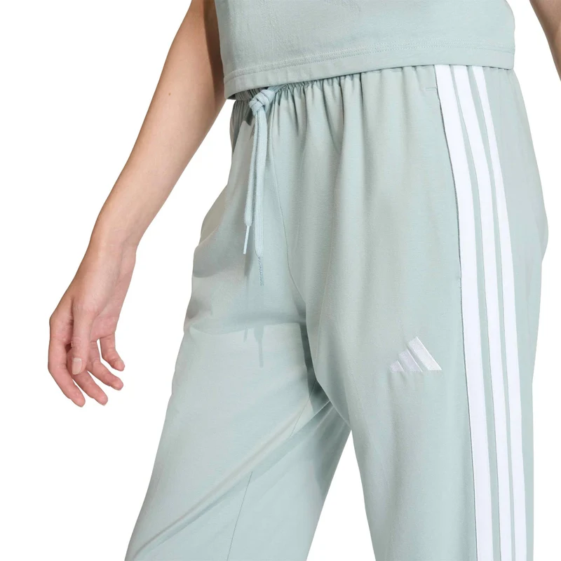 Essentials 3Stripes Trainingshose Damen - salbei, weiß