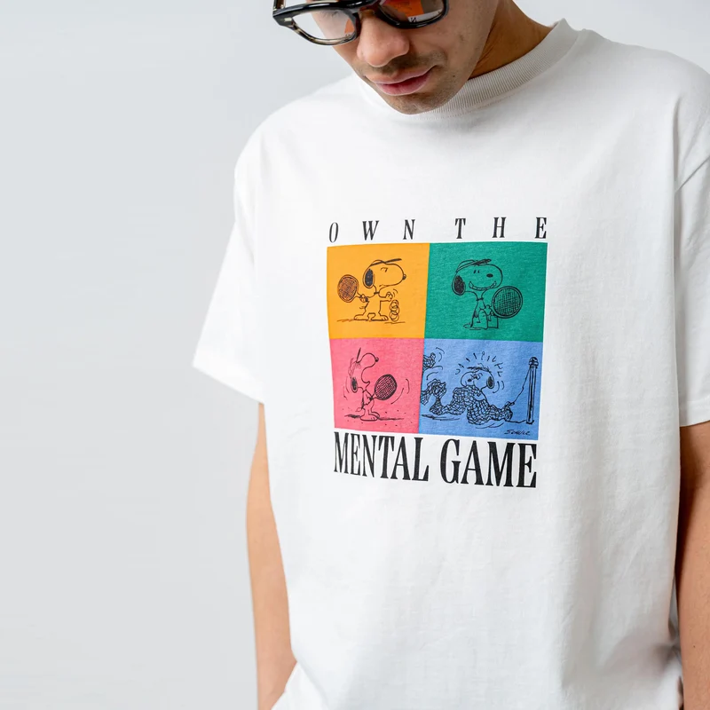 Snoopy Mental Game – '89 Band T-Shirt Unisex - weiß