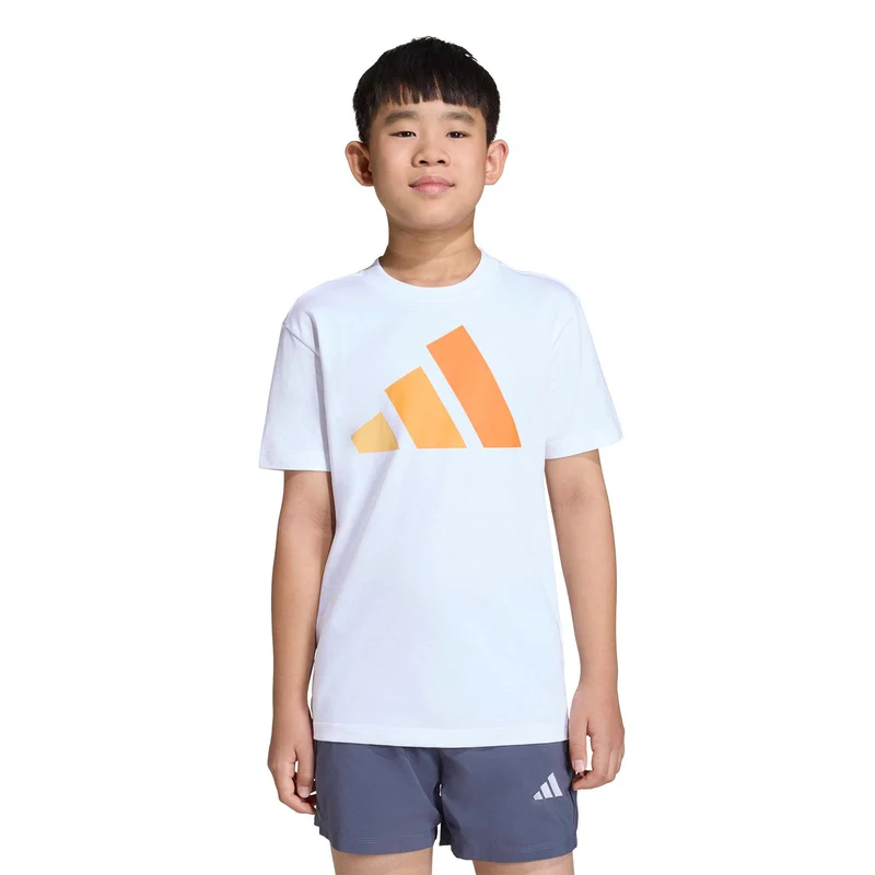 Essentials T-Shirt Kinder - weiß, orange