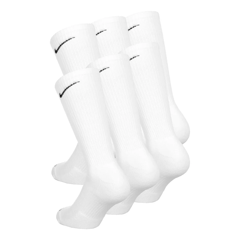 Everyday Plus Cushioned Sportsocken 6er Pack Herren-Weiß