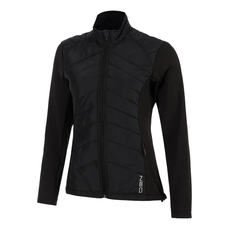 Feel the Vybe Clima Laufjacke Damen-schwarz