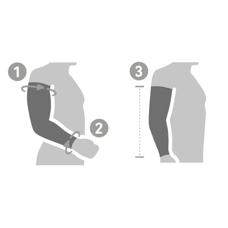 Compression Arm (long) Sleeve-Schwarz