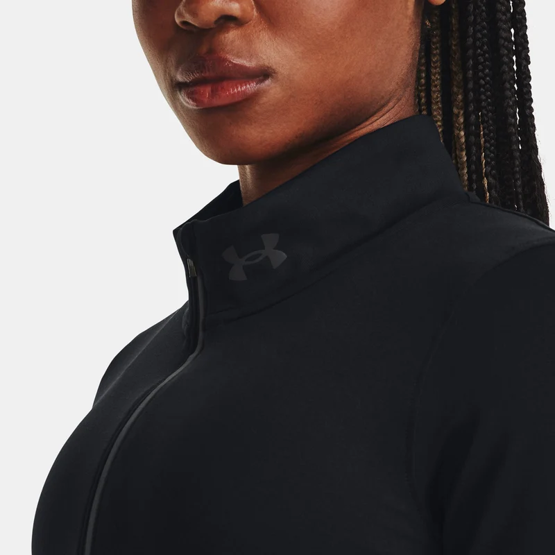 Qualifier Run Half-Zip Longsleeve Damen-Schwarz