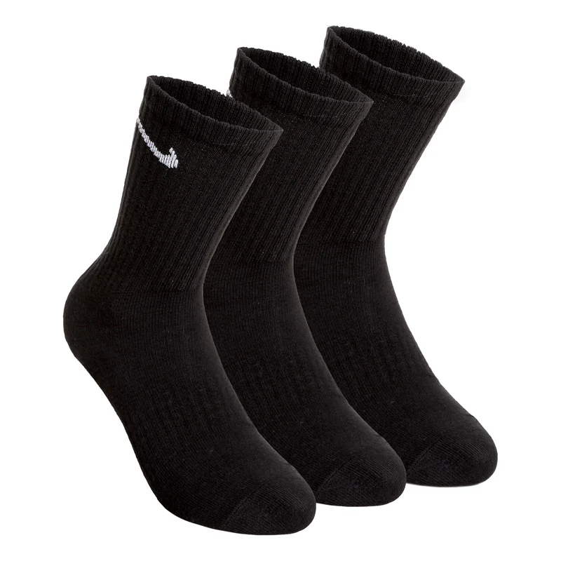 Everyday Cushioned Tennissocken 3er Pack Unisex - schwarz