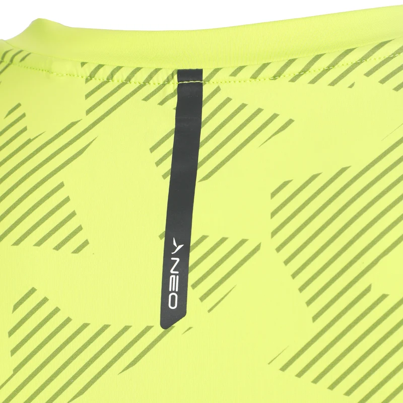 Feel the Vybe AOP Laufshirt Herren-limette