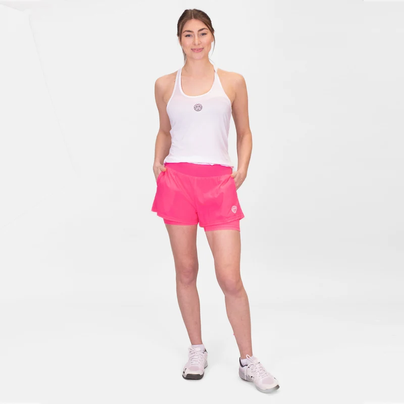 Crew 2in1 Shorts Damen-Pink