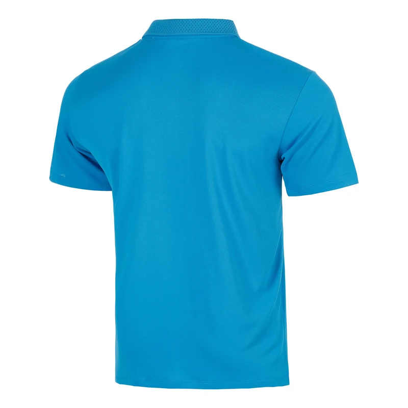 Out of Control Polo Herren - blau, neongelb