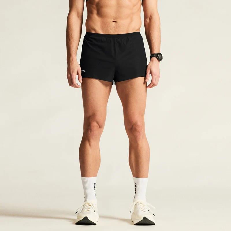 Race Day Laufshorts Herren - schwarz
