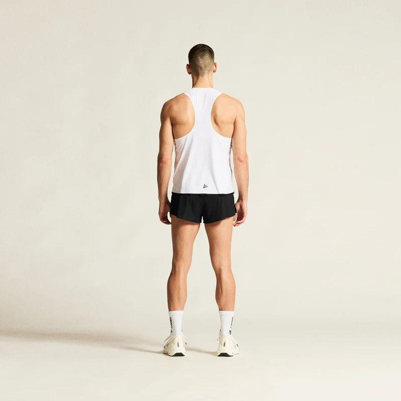 Race Day Laufshorts Herren - schwarz