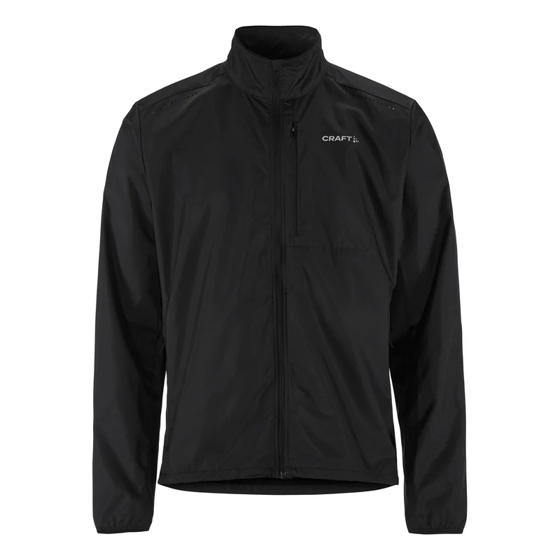 Essence Wind Laufjacke Herren - schwarz