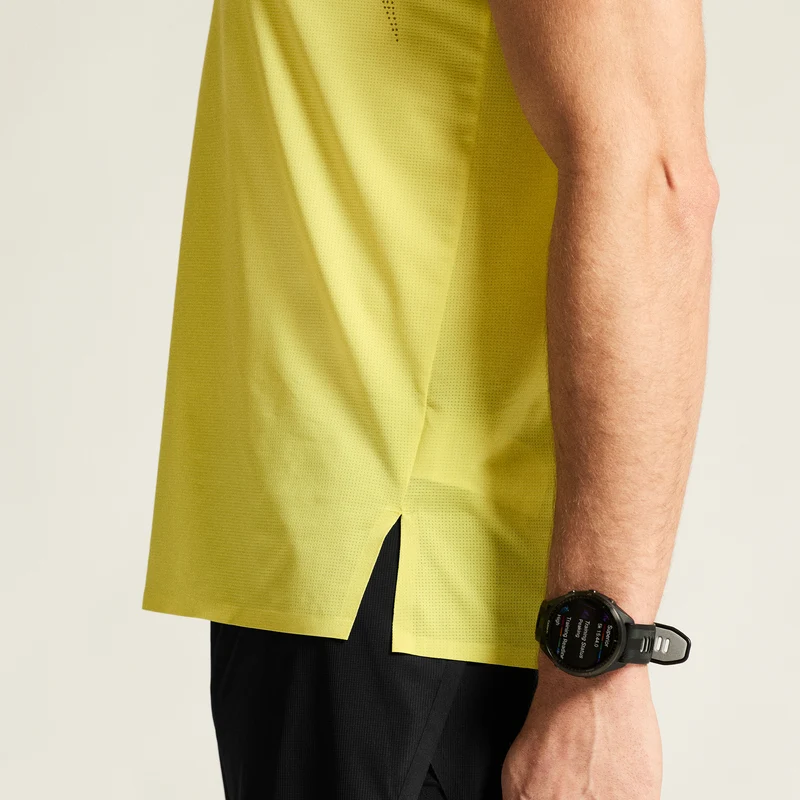 Race Day Laufshirt Herren - gelb