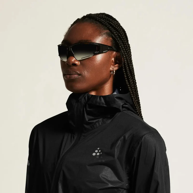 Pro Hydro Lightweight Laufjacke Damen - schwarz