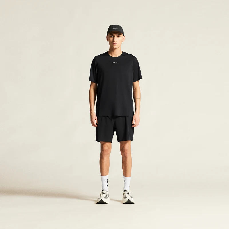 Pro Trail Laufshorts Herren - schwarz, schwarz
