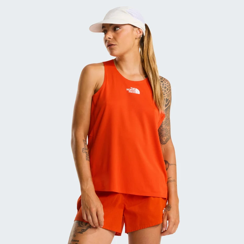 Lightbright Graphic Laufshirt Damen - rot