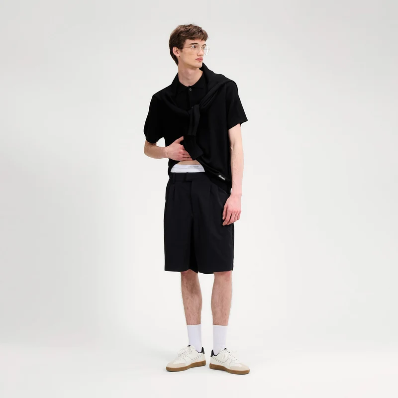 Milanzi Polo Herren - schwarz