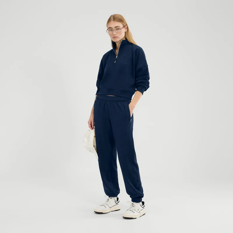 Carrera 1/4 Zip Sweatshirt Damen - dunkelblau