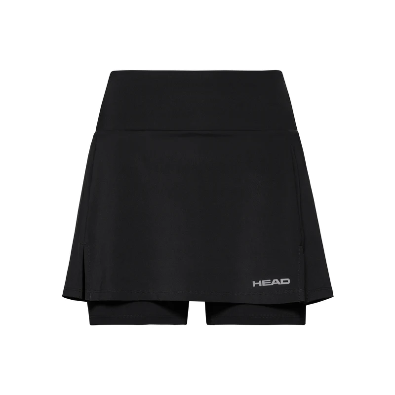 Club Basic Long Rock Damen-Schwarz,Silber