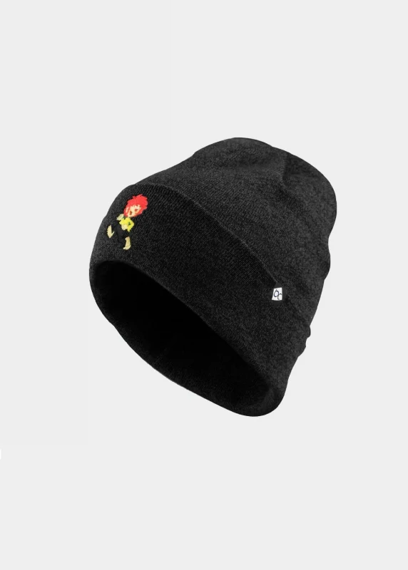 BAVARIAN CAPS Bayerisch Hell Stick Strickmütze Hellgrau