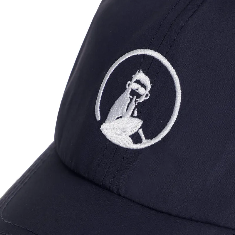 Court Cap-Dunkelblau,Weiß