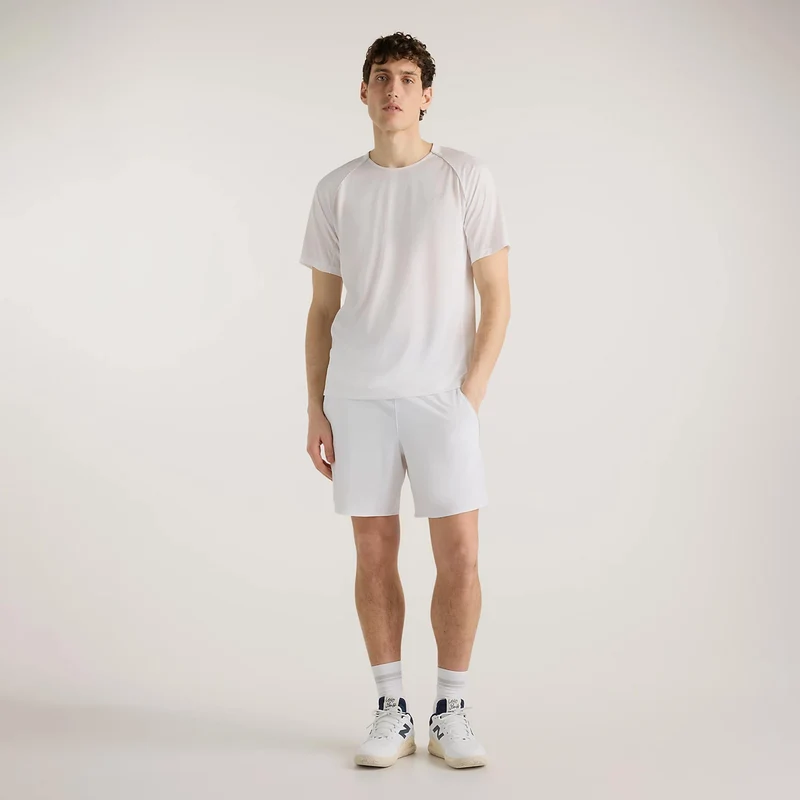 Tournament T-Shirt Herren-weiß, grau