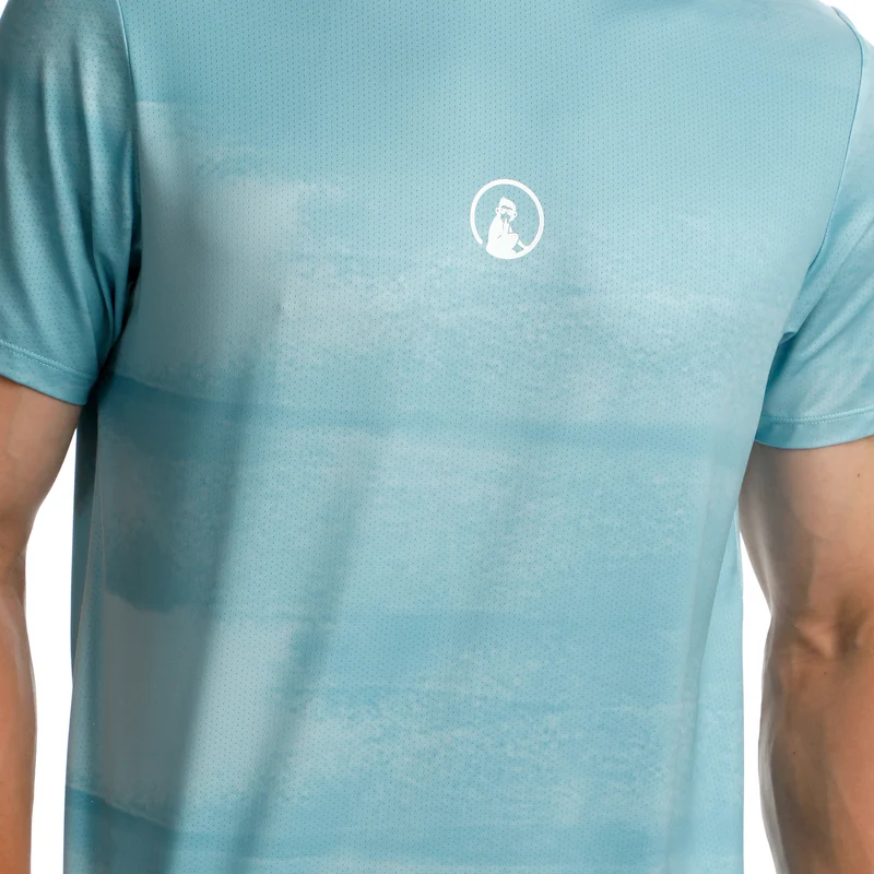Create Receiver Wipe T-Shirt Herren-Hellblau,Weiß