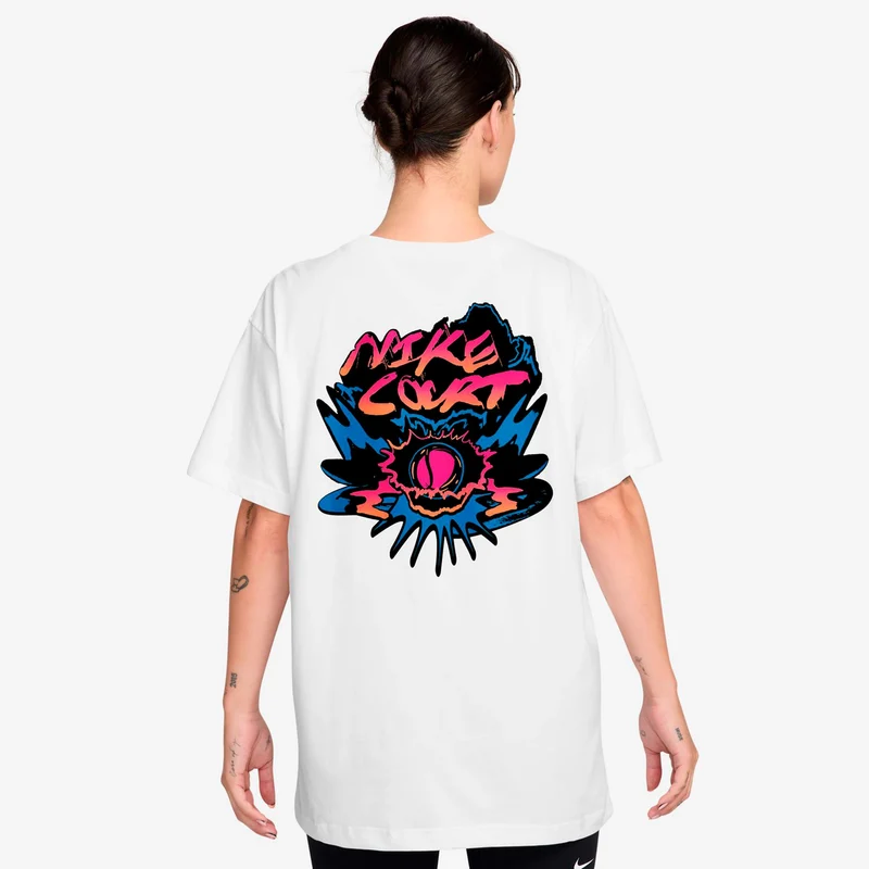 Dri-Fit Slam Oversize T-Shirt Damen-weiß